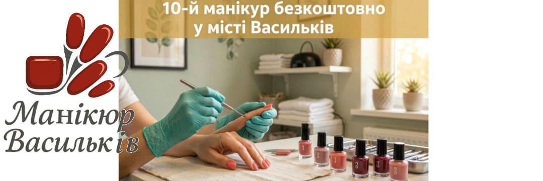 Безкоштовний десятий манікюр у Василькові