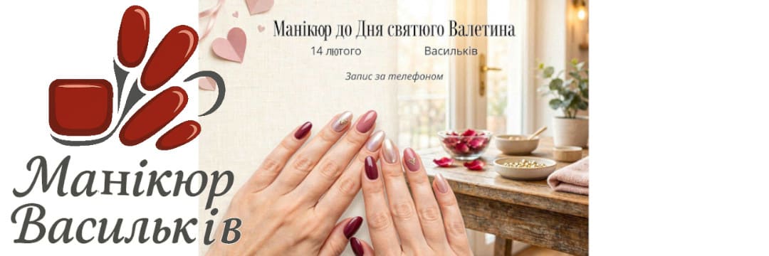 Манікюр до дня закоханих Васильків